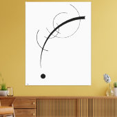 KANDINSKY - FREIER KURVE - 1925 - LEINWANDDRUCK (Insitu (Wohnzimmer))