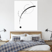 KANDINSKY - FREIER KURVE - 1925 - LEINWANDDRUCK (Insitu (Schlafzimmer))