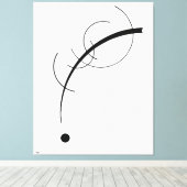 KANDINSKY - FREIER KURVE - 1925 - LEINWANDDRUCK (Insitu (Holzboden))