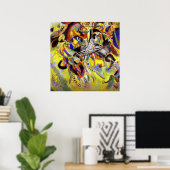 Kandinsky - Fuge, abstrakte Malerei, Poster (Heimbüro)