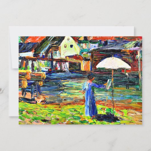 Kandinsky - Gabriele Munter Painting in Kallmunz Karte (Vorderseite)