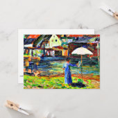 Kandinsky - Gabriele Munter Painting in Kallmunz Karte (Vorderseite/Rückseite Beispiel)
