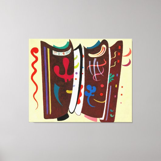 KANDINSKY - GEBROWEN MIT ERGÄNZUNG - 1935 - LEINWANDDRUCK (Vorderseite)