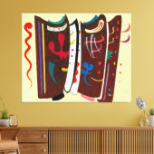 KANDINSKY - GEBROWEN MIT ERGÄNZUNG - 1935 - LEINWANDDRUCK (Insitu (Wohnzimmer))