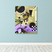 Kandinsky - Gegenstimmen Leinwanddruck (Insitu (Holzboden))