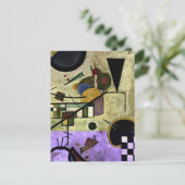 Kandinsky - Gegenstimmen Postkarte (Stehend Vorderseite)