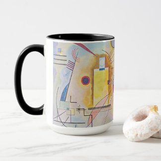 Kandinsky Gelb Rot Blau Abstrakter Magic-Becher Tasse