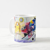 Kandinsky – Gelb–Rot–Blau - Benutzerdefinierter Te Kaffeetasse (Vorderseite Links)