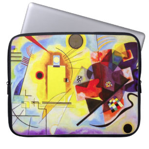 Kandinsky Gelb Rot Blau Laptop-Hülle Laptopschutzhülle