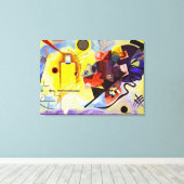 Kandinsky - Gelb-rot-blau Leinwanddruck (Insitu (Holzboden))