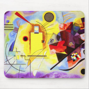 Kandinsky Gelb Rot Blau Mauspad