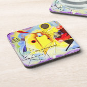 Kandinsky Gelb Rot Blau Untersetzer (Linke Seite)
