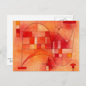 Kandinsky - Gelbes Rosa Postkarte (Vorne/Hinten)