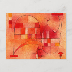 Kandinsky - Gelbes Rosa Postkarte