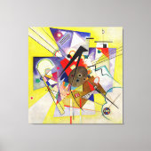 KANDINSKY - GELBLICHE BEGLEITUNG - 1924 - Bauhaus- Leinwanddruck (Vorderseite)
