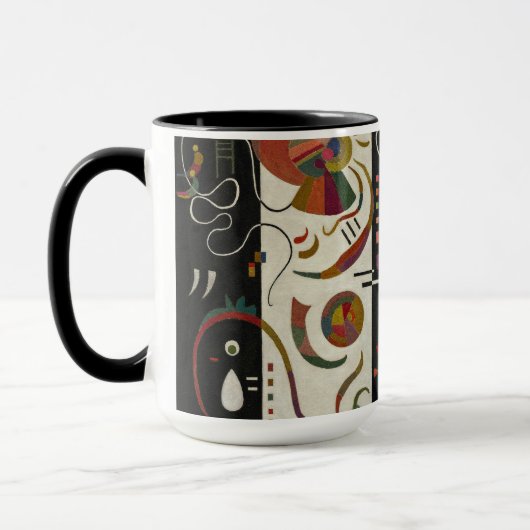 Kandinsky - gestreift tasse (Links)
