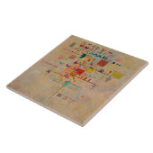 Kandinsky - Graceful Ascent Fliese (Seite)