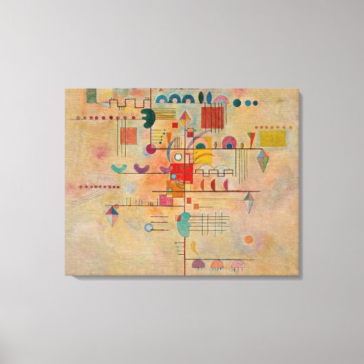 Kandinsky - Graceful Ascent Leinwanddruck (Vorderseite)