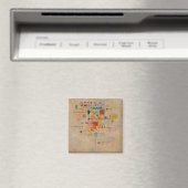 Kandinsky - Graceful Ascent Magnet (In Situ (Geschirrspüler))