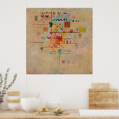 Kandinsky - Graceful Ascent Poster (Küche)