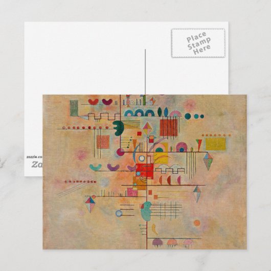 Kandinsky - Graceful Ascent Postkarte (Vorne/Hinten)