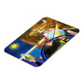 Kandinsky Großes Tor von Kiew Magnet (Linke Seite)