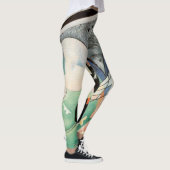 Kandinsky Grüne Zusammensetzung 1923 Art Deco Leggings (Rechts)