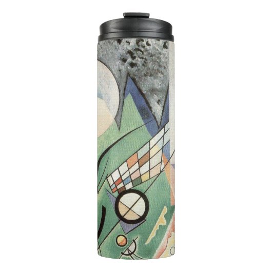 Kandinsky Grüne Zusammensetzung 1923 Art Deco Thermosbecher (Vorderseite)