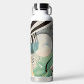 Kandinsky Grüne Zusammensetzung 1923 Art Deco Trinkflasche (Vorderseite)