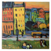 Kandinsky - Häuser in München, Fliese (Vorderseite)