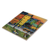 Kandinsky - Häuser in München, Fliese (Seite)