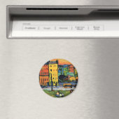 Kandinsky - Häuser in München, Magnet (In Situ (Geschirrspüler))