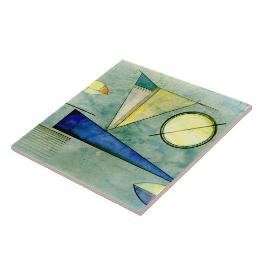 Kandinsky - Haze, abstrakte Kunstwerke, Fliese (Seite)