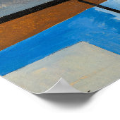 Kandinsky Heavy Red, 1924 Poster (Ecke)