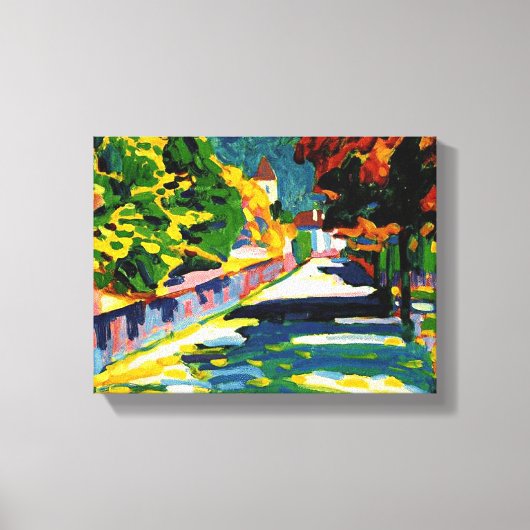 Kandinsky - Herbst in Bayern, Leinwanddruck (Vorderseite)