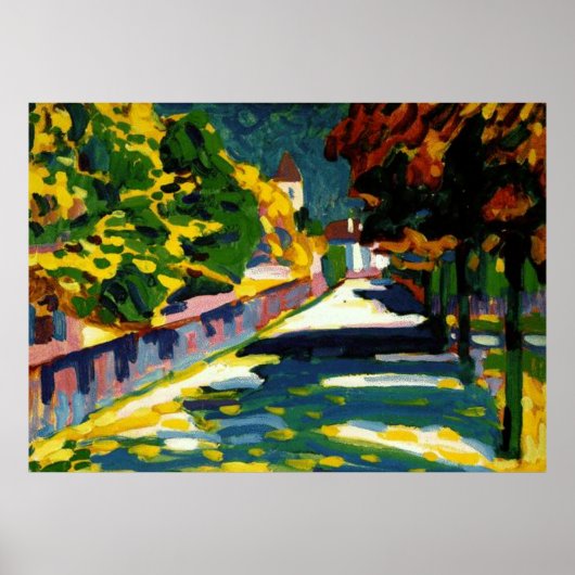 Kandinsky - Herbst in Bayern Poster (Vorne)