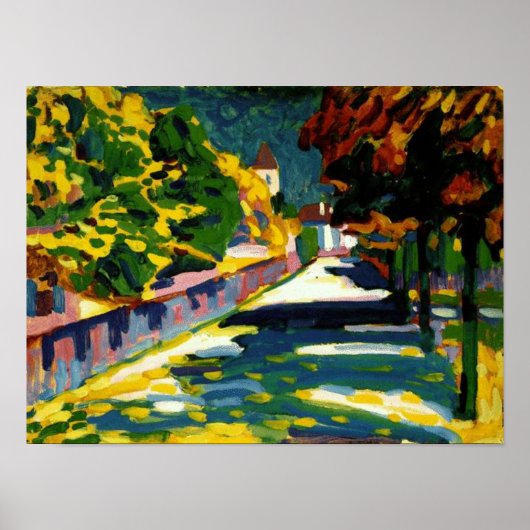Kandinsky - Herbst in Bayern Poster (Vorne)