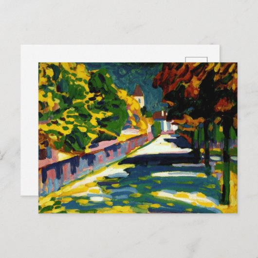 Kandinsky - Herbst in Bayern Postkarte (Vorne/Hinten)