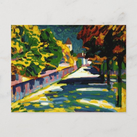 Kandinsky - Herbst in Bayern Postkarte (Vorderseite)
