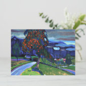 Kandinsky - Herbst in Murnau Karte (Stehend Vorderseite)