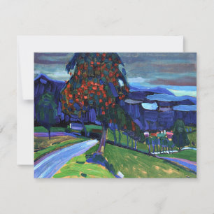 Kandinsky - Herbst in Murnau Mitteilungskarte