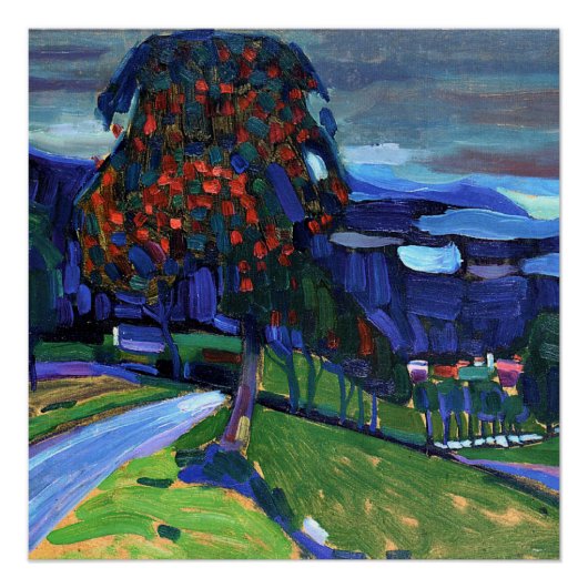 Kandinsky - Herbst in Murnau Poster (Vorderseite)