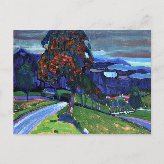 Kandinsky - Herbst in Murnau Postkarte (Vorderseite)