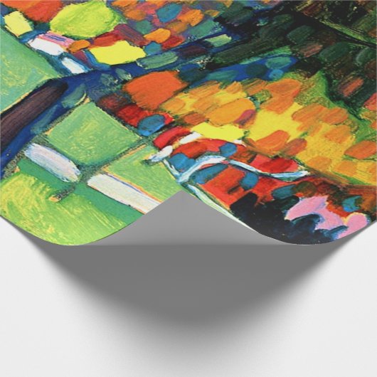 Kandinsky - Herbststudium in Oberau Geschenkpapier (Ecke)