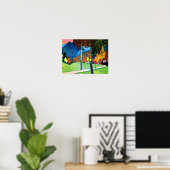 Kandinsky - Herbststudium in Oberau Poster (Heimbüro)