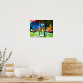 Kandinsky - Herbststudium in Oberau Poster (Küche)