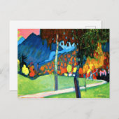 Kandinsky - Herbststudium in Oberau Postercard Postkarte (Vorne/Hinten)