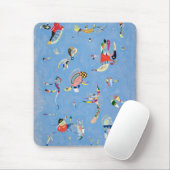 Kandinsky Himmel-Blau-Mausunterlage Mousepad (Mit Mouse)
