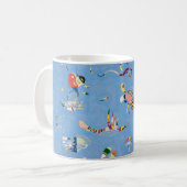 Kandinsky Himmel-Blau-Tasse Kaffeetasse (Vorderseite Links)