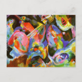 Kandinsky - Hochwasserimprovisierung, Wüste Postkarte (Vorderseite)